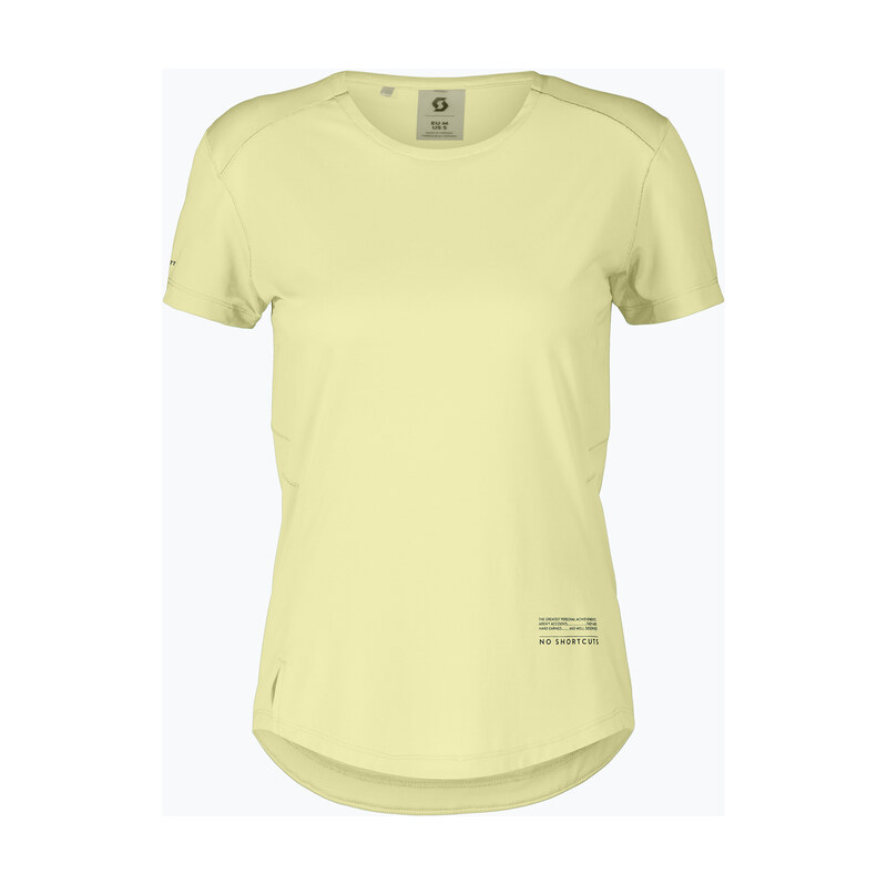 Dámské běžecké tričko SCOTT Endurance Tech pastel yellow