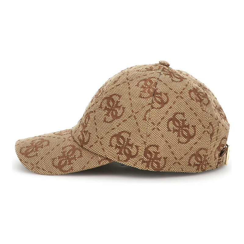 Dámská Kšiltovka GUESS JEANIE JCQ MCR ALLVR BSBLL CAP AW5503POL01-LTL – Hnědá