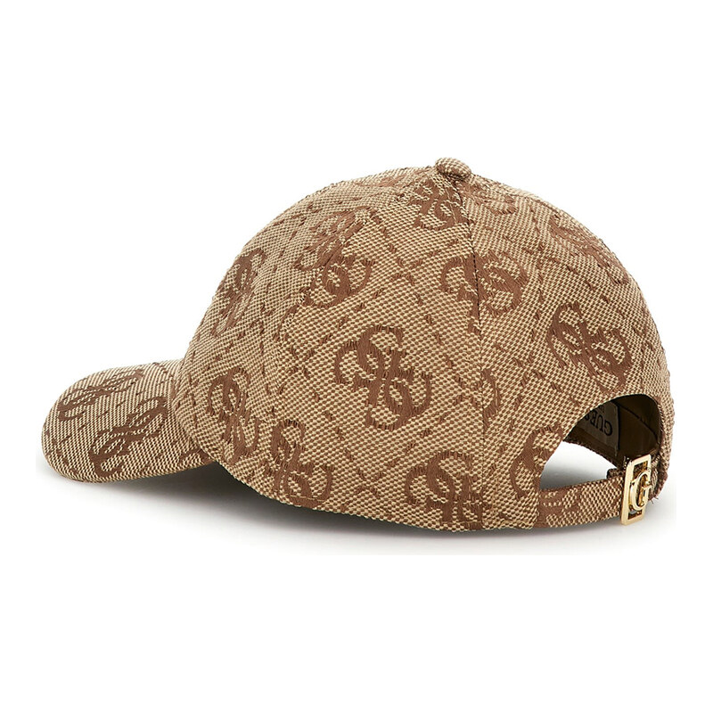 Dámská Kšiltovka GUESS JEANIE JCQ MCR ALLVR BSBLL CAP AW5503POL01-LTL – Hnědá