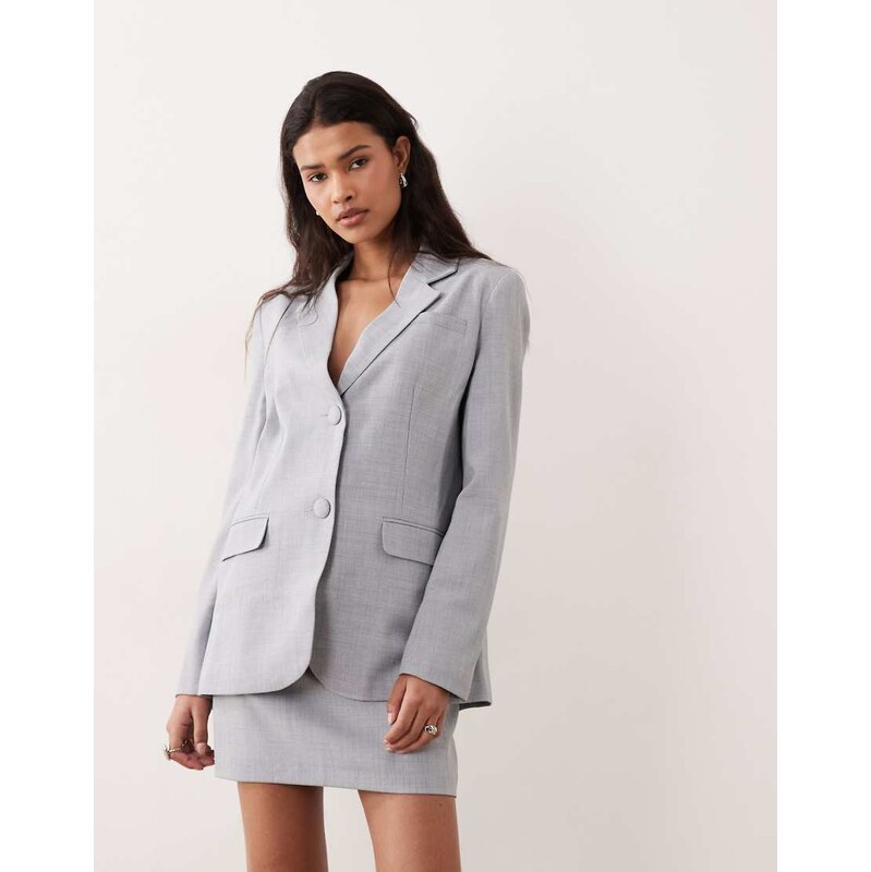 Miss Selfridge oversized blazer co-ord in blue 115516256