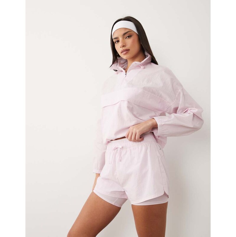4505 ripstop 2-in-1 running short with zip pockets in light pink 115518615