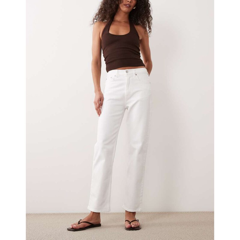 ARKET Jade stretch slim jeans in white 115155946