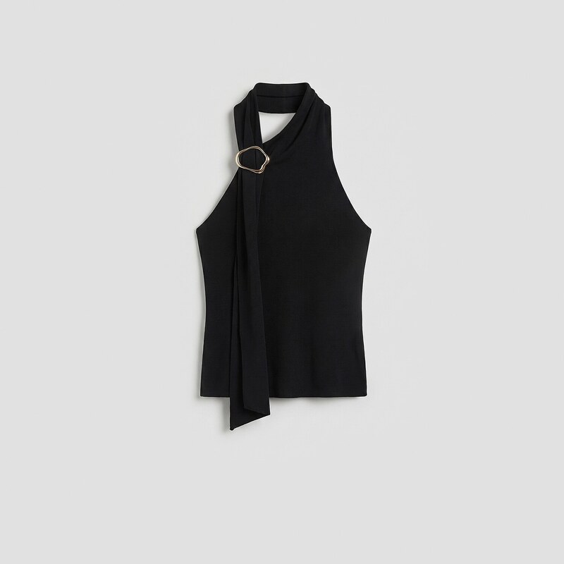 Reserved - LADIES` BLOUSE - černý