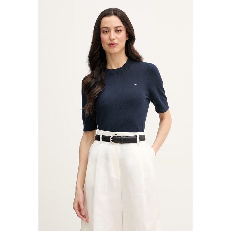 Tommy Hilfiger svetrové tričko dámské s bavlnou 115129719