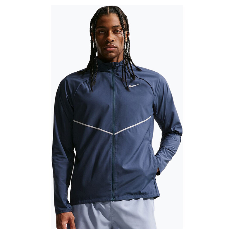 Pánská běžecká bunda Nike Miler Repel UV midnight navy