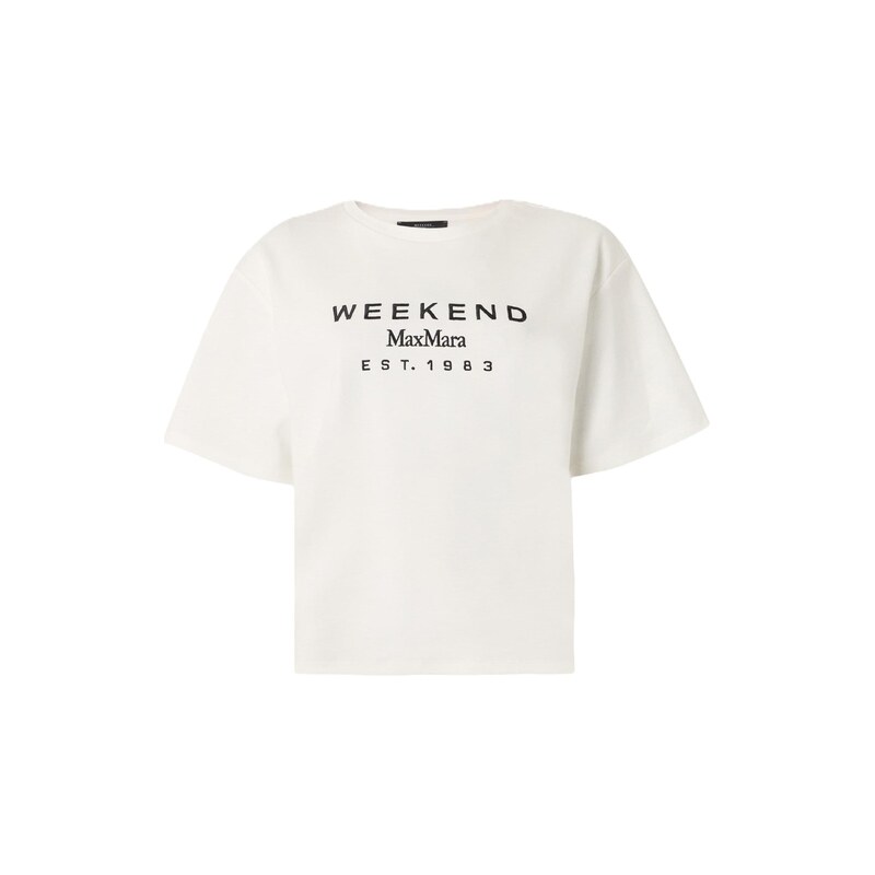 Weekend Max Mara Tričko SABATO černá / offwhite 114206091