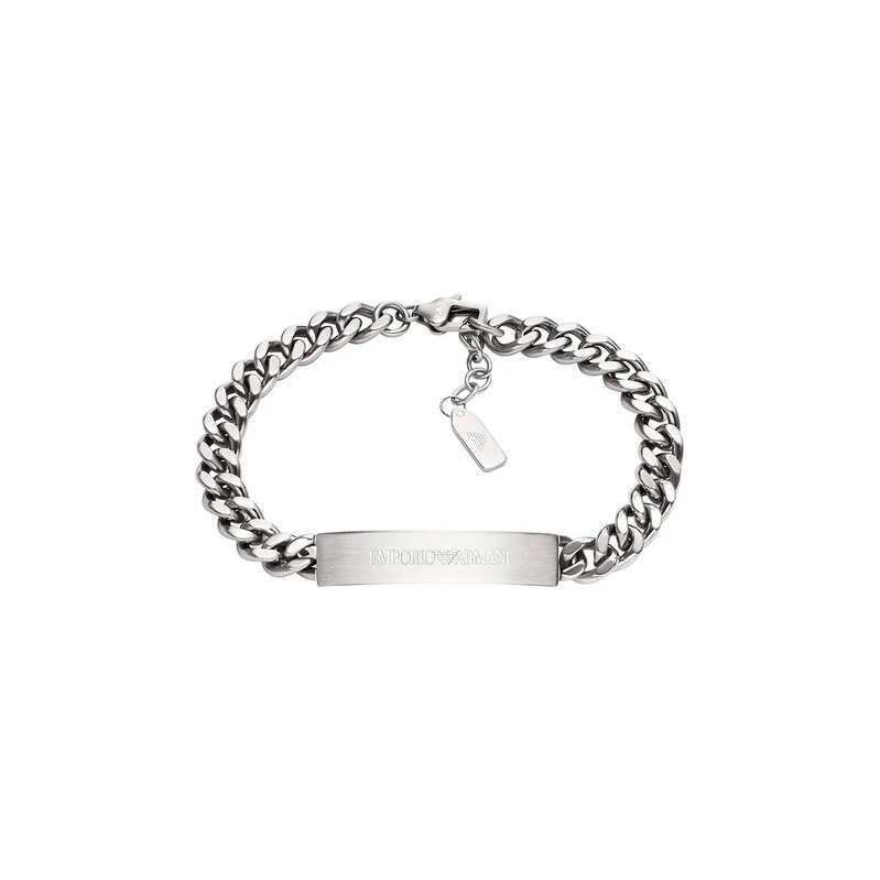 Emporio Armani náramek pánský z nerezové oceli Eagle Logo