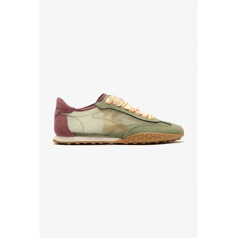 Hoff BRIDGE VICHY SOLID MESH SAGE sneakers boty dámské semišové