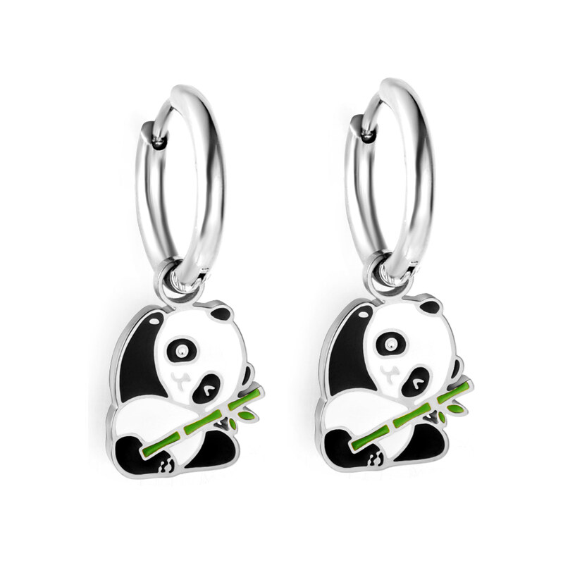 LUNICA Náušnice PANDA