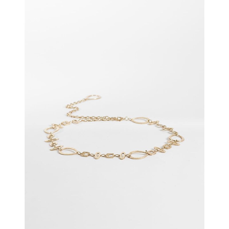 ONLY chain belt in brown tones 115132329