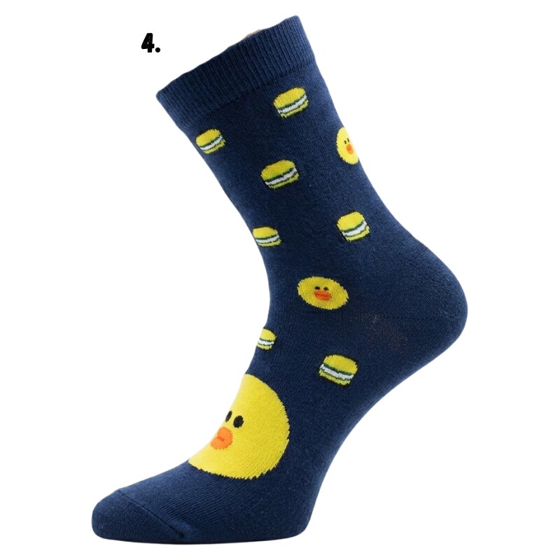 35-38,38-41-Dámské klasické ponožky AURA-VIA s obrázkem 61138033