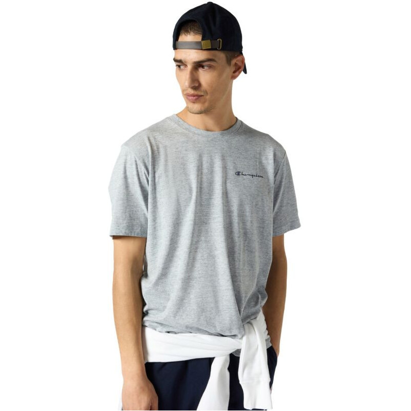 Pánské tričko SS Tee šedé pánské model 22119731 - CHAMPION