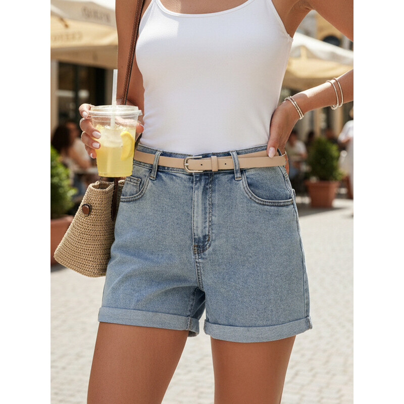 FashionStreet dámské modré džínové šortky SY0505 115132704