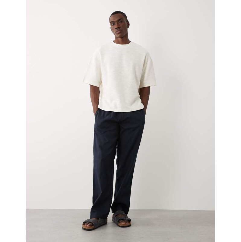 New Look co-ord wide leg trousers in navy