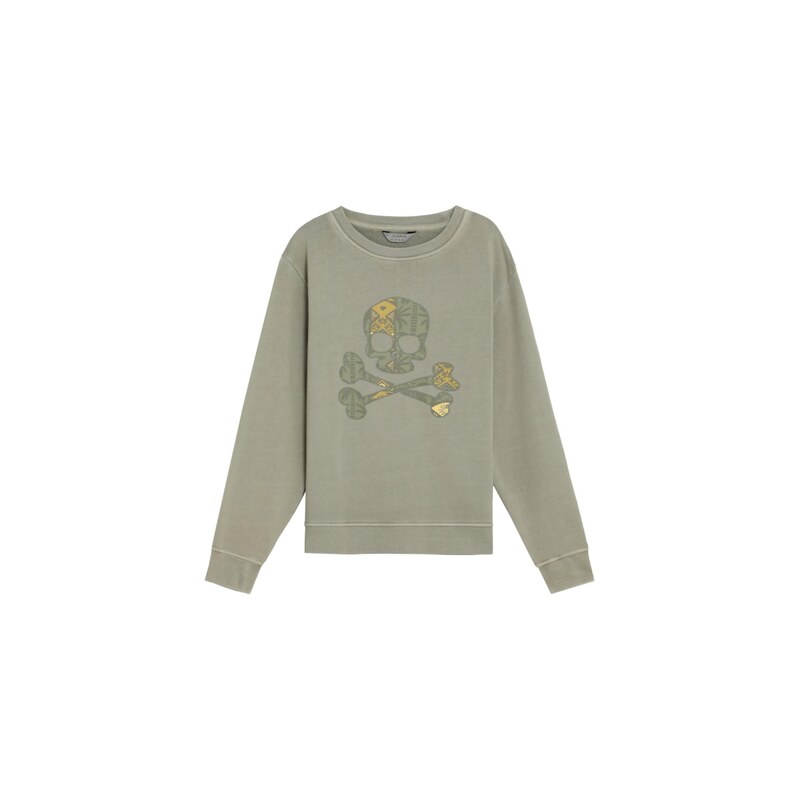 Scalpers Mikina   zelená / khaki