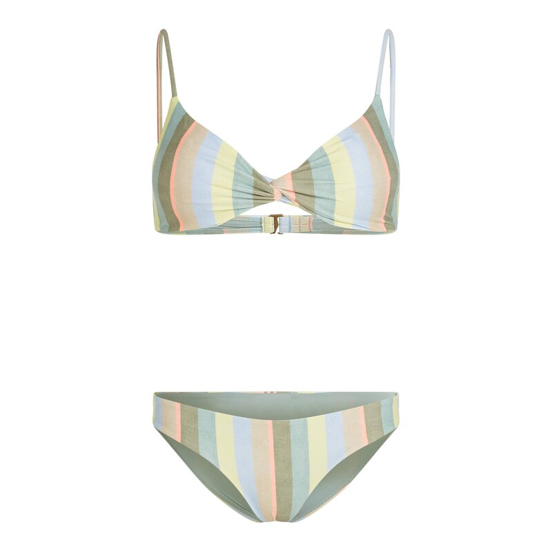 ONEILL Bikiny Matira světlemodrá / khaki / olivová / lososová 115133089