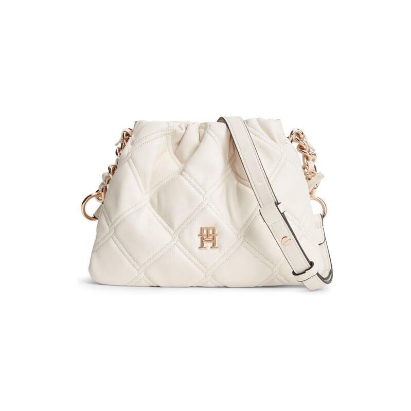 TOMMY HILFIGER Taška přes rameno Quilted Chain TH Monogram