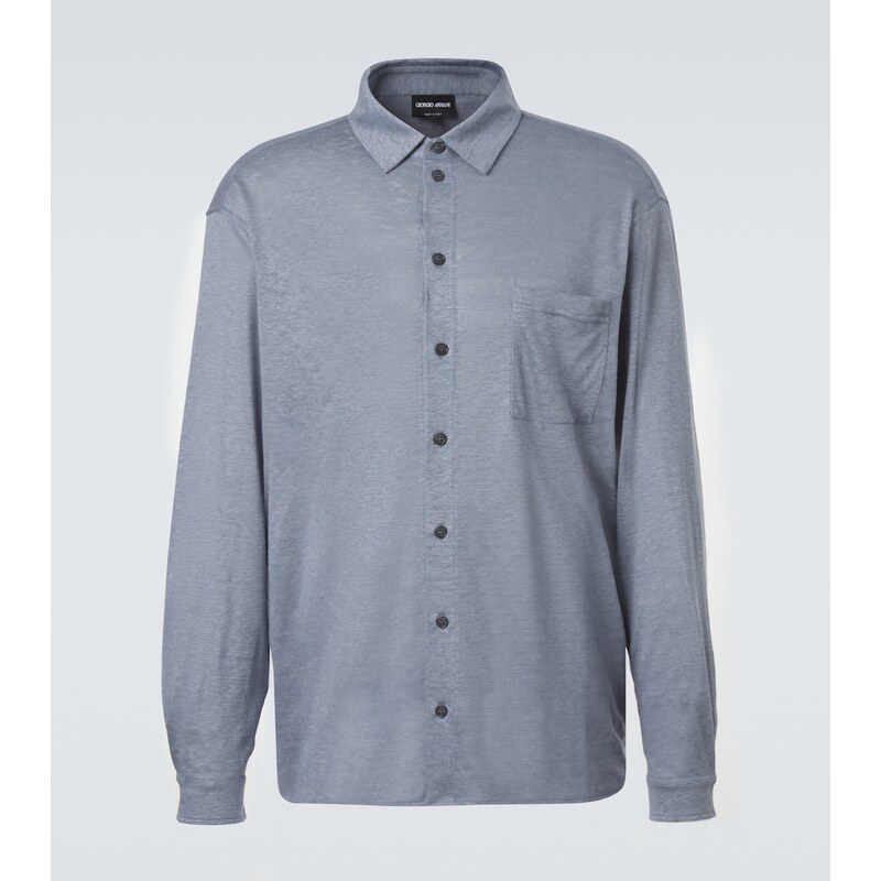 Giorgio Armani Linen jersey shirt