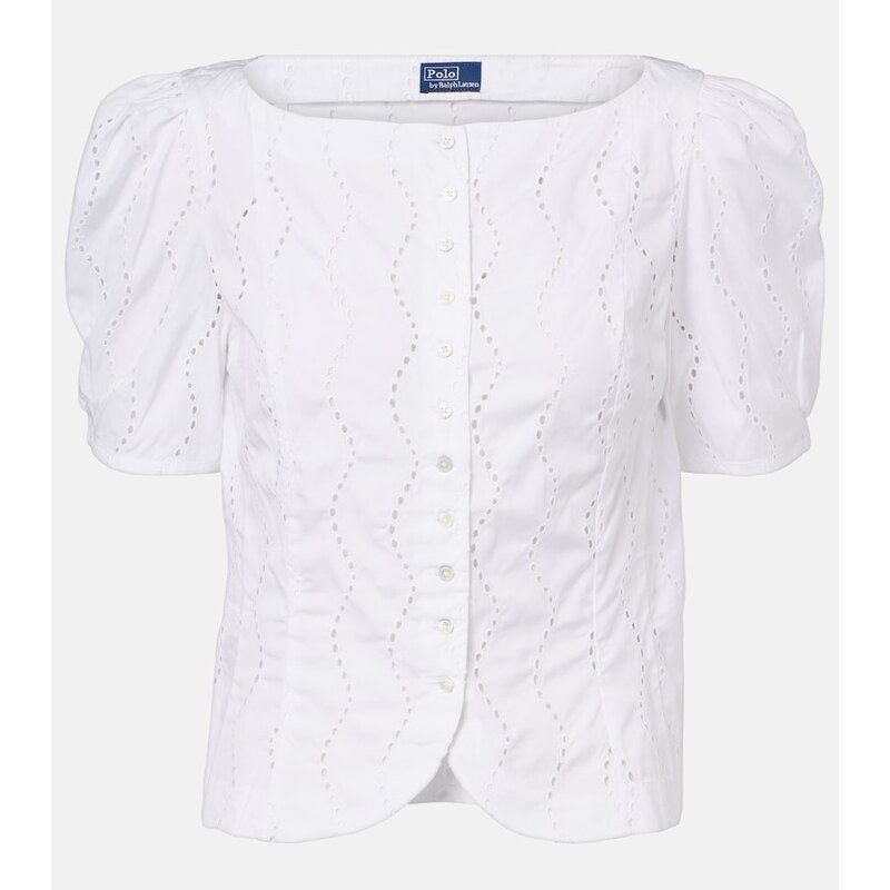 Polo Ralph Lauren Broderie anglaise cotton top