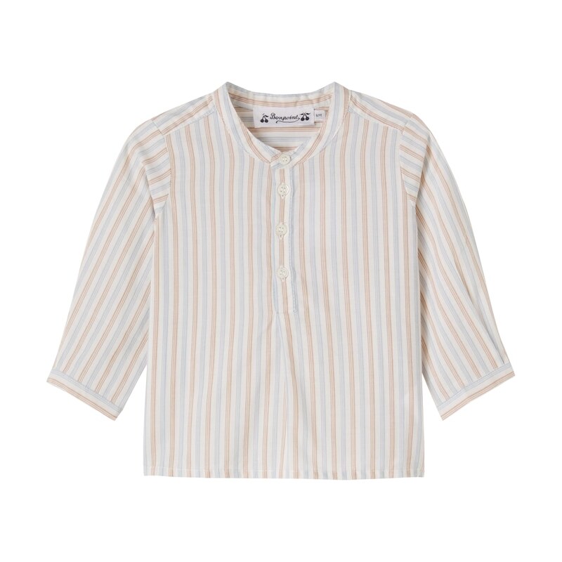 Bonpoint Baby Polisson striped cotton shirt