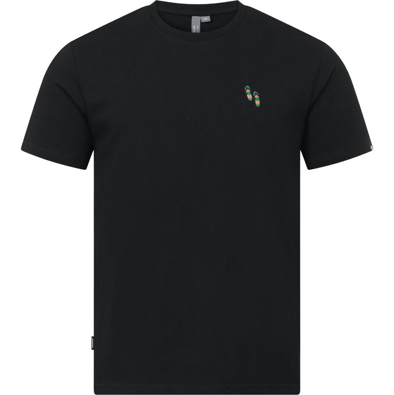 Ragwear Tričko zelená / oranžová / černá