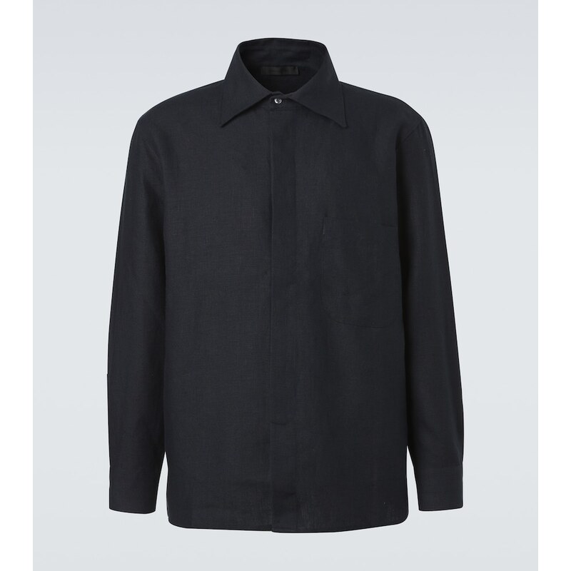 Saman Amel Linen overshirt