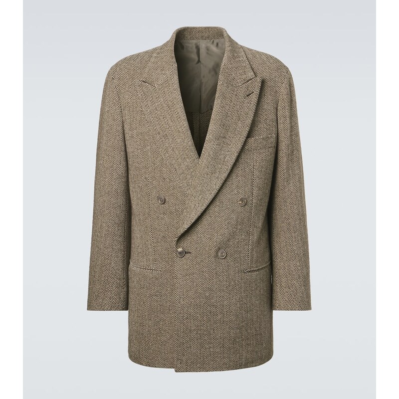 Giorgio Armani Archivio cotton and wool-blend blazer