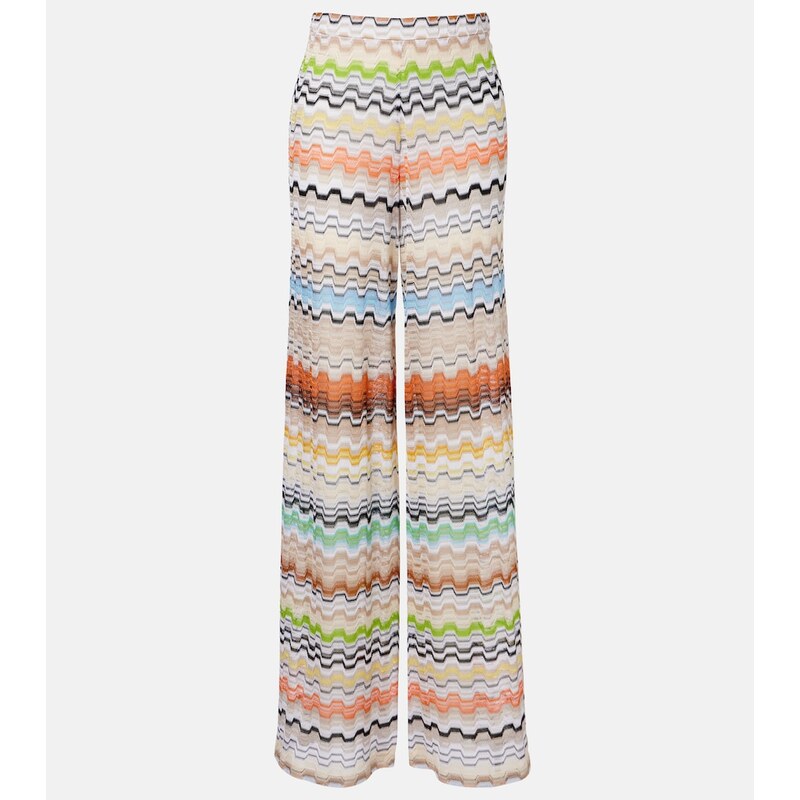 Missoni Zig Zag high-rise wide-leg pants
