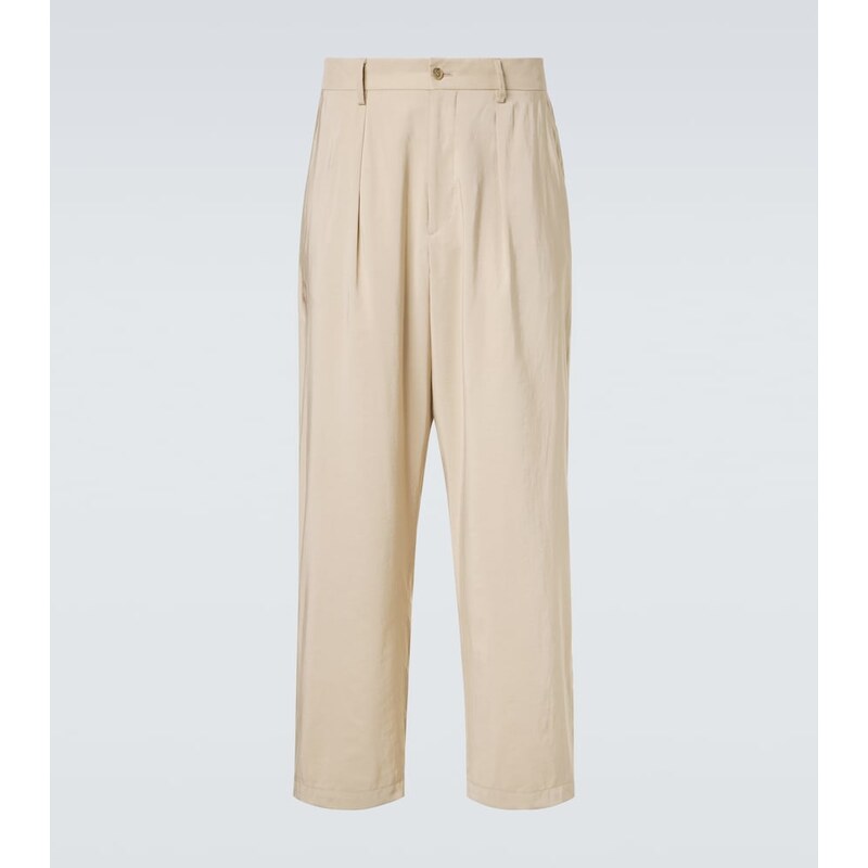 Giorgio Armani Archivio silk-blend straight pants