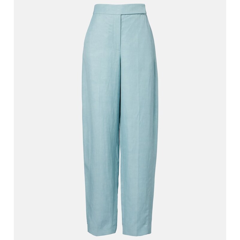 Joseph Aix chambray wide-leg pants