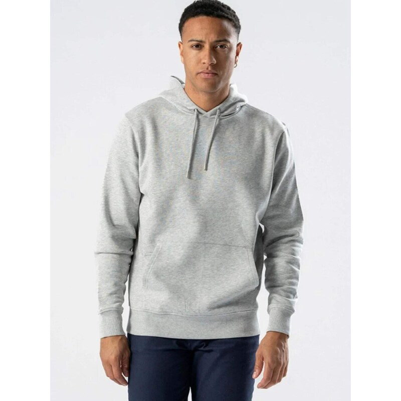 TEESHOPPEN Svetr  Sweatshirt Hoodie  šedá