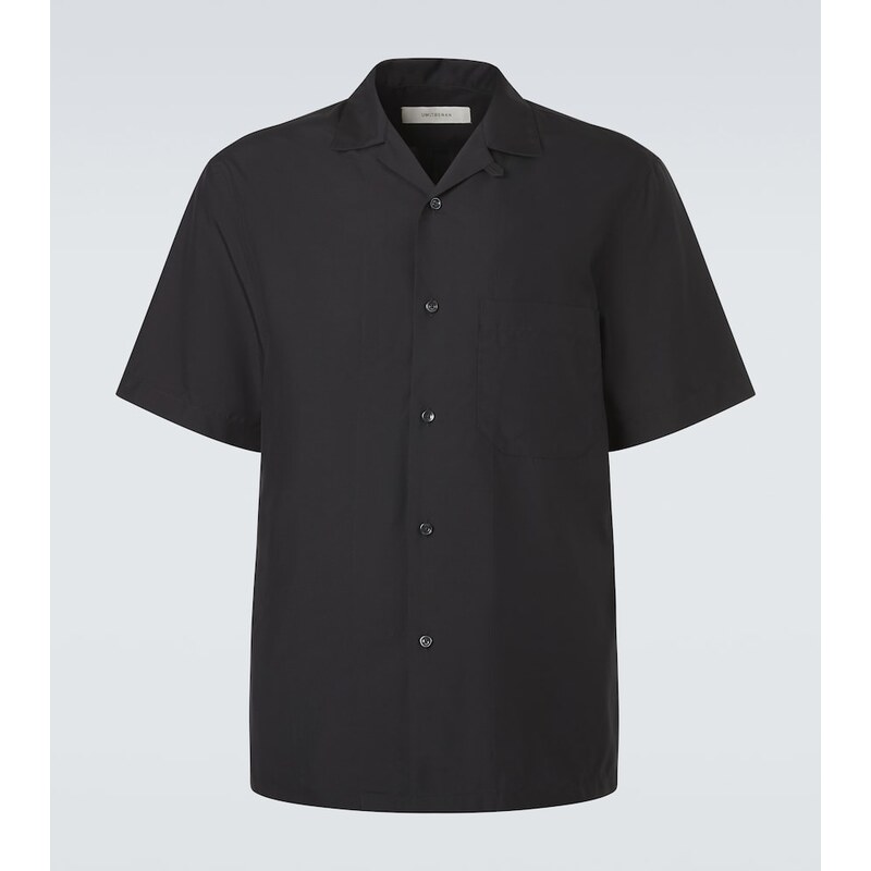 Umit Benan Havana silk bowling shirt