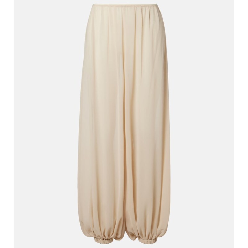The Frankie Shop Mio sheer crÃªpe balloon pants