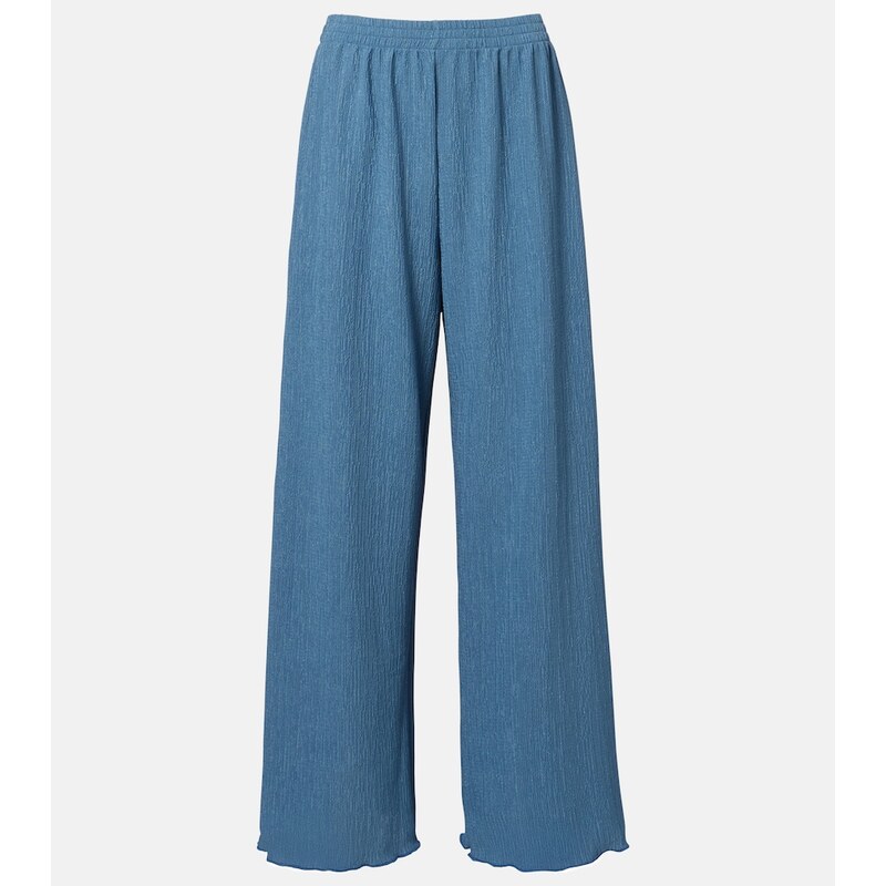 Jade Swim Mika seersucker wide-leg pants