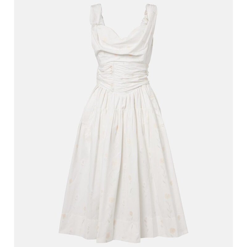 Vivienne Westwood Sunday floral cotton-blend corset dress