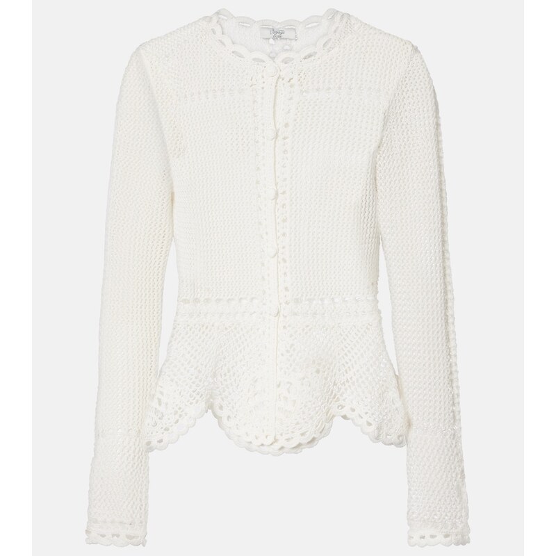 Erdem Crochet cotton cardigan