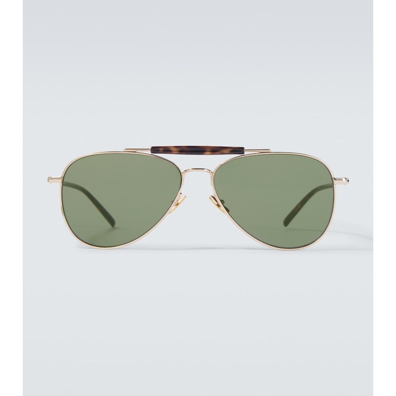 Saint Laurent SL Logo aviator sunglasses