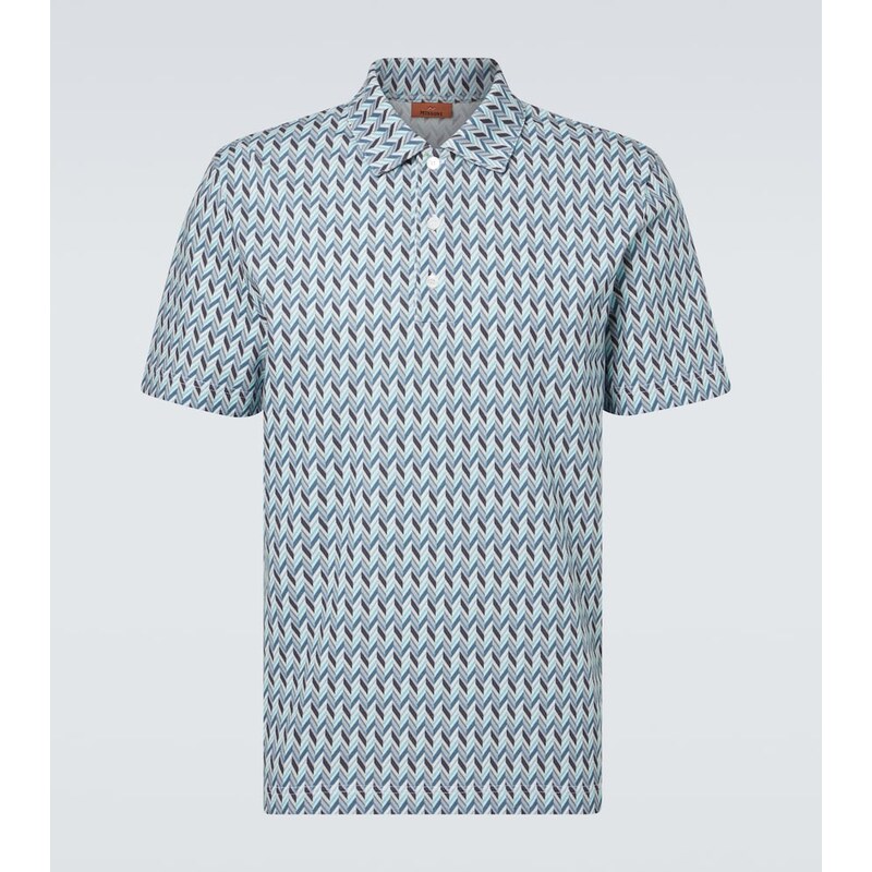 Missoni Zigzag cotton polo shirt