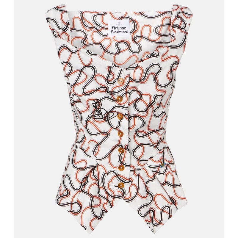 Vivienne Westwood Monday printed cotton top