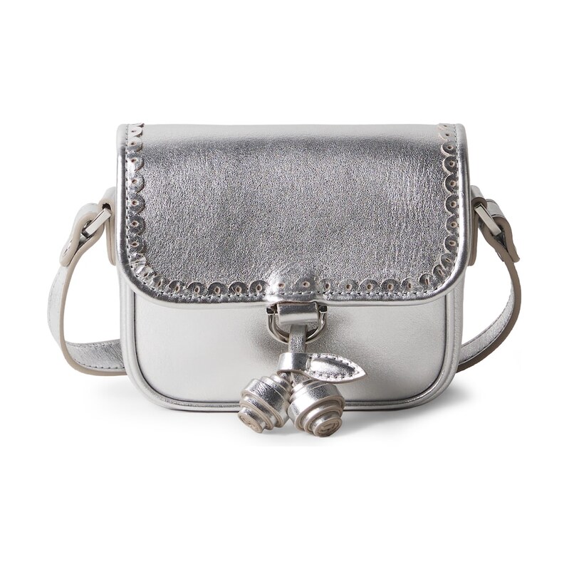 Bonpoint Metallic leather crossbody bag