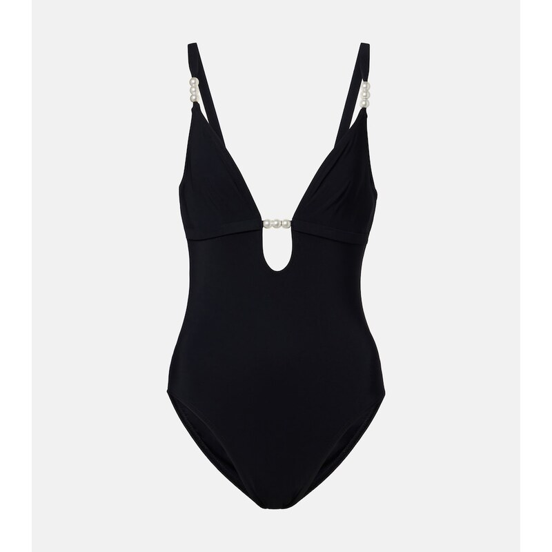 Karla Colletto Maya embellished swimsuit
