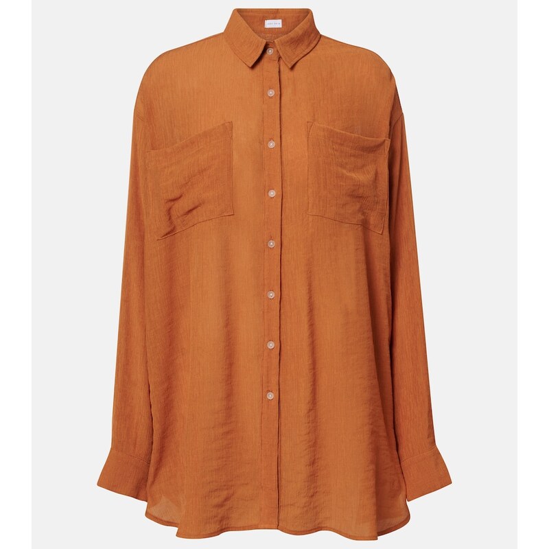 Jade Swim Mika seersucker shirt