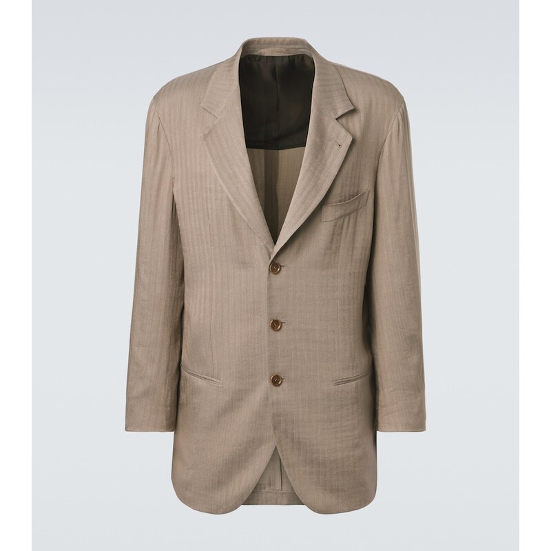 Giorgio Armani Archivio herringbone blazer