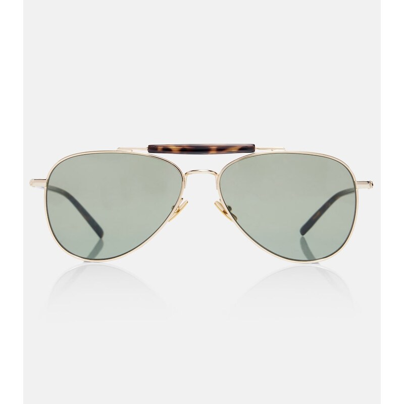 Saint Laurent SL Logo aviator sunglasses