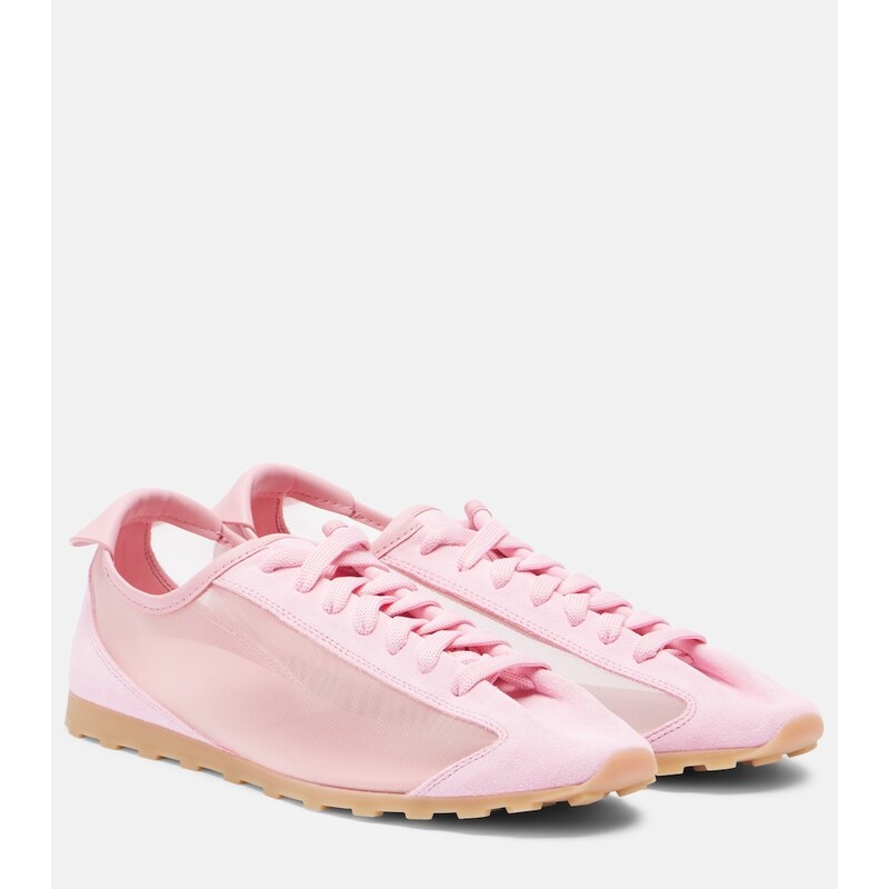Jacquemus Tennis suede-trimmed sneakers