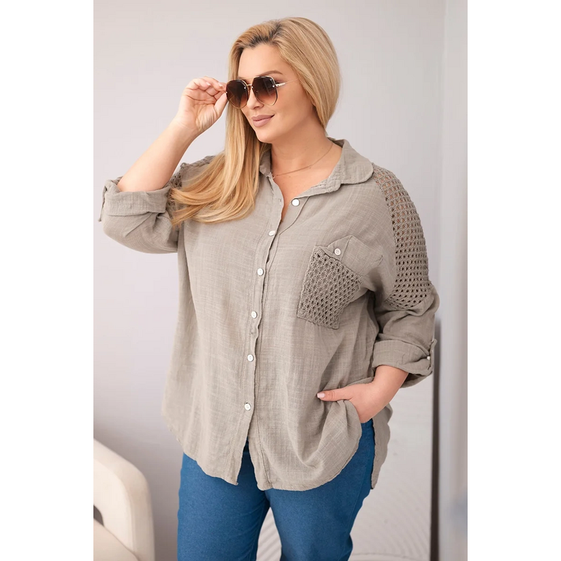 Kesi Dámská košile Plus Size ART13249