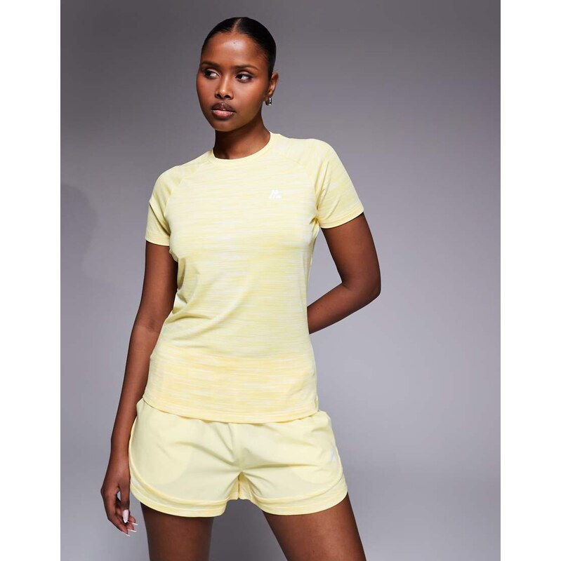 Montirex Trail 2.0 t-shirt in yellow multi