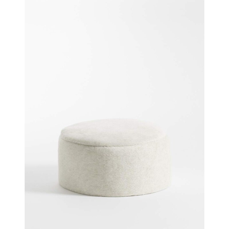 ASOS DESIGN pillbox hat in cream-White 115136406