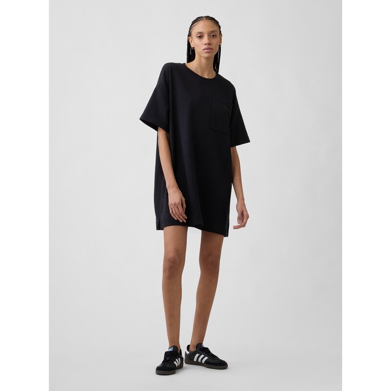 GAP Oversize mikinové šaty s logem