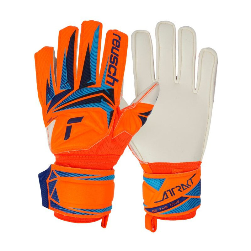 Reusch Attrakt Advance Junior brankářské rukavice oranžové